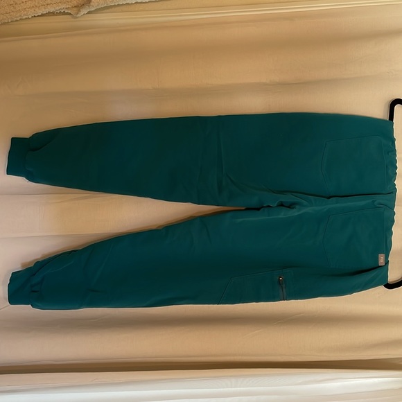 FIGS Pacific Blue High Waisted Zamora Jogger Scrub Pants™ - Picture 4 of 5